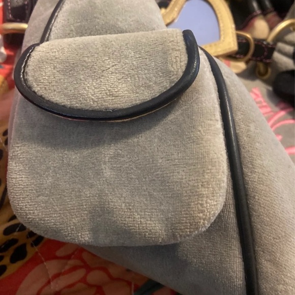 SOLD DO NOT BUY Gray and pink Juicy Couture baby fluffy bag - Picture 5 of 8